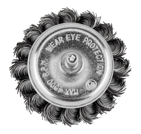 75 mm drôtená kefa, krútený oceľový drôt, so 6 mm stopkou od GRAPHITE nájdeš na naravis.sk