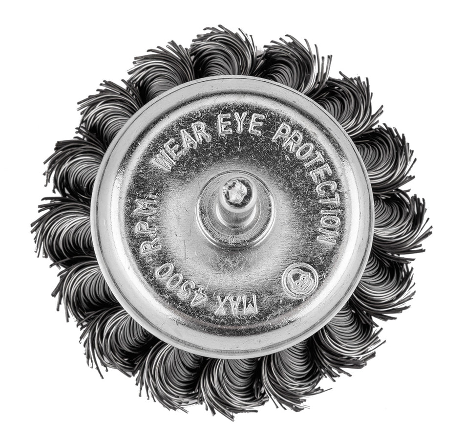 75 mm drôtená kefa, krútený oceľový drôt, so 6 mm stopkou od GRAPHITE nájdeš na naravis.sk