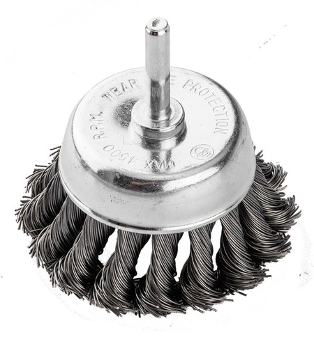 75 mm drôtená kefa, krútený oceľový drôt, so 6 mm stopkou od GRAPHITE nájdeš na naravis.sk