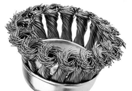 75 mm drôtená kefa, krútený oceľový drôt, so 6 mm stopkou od GRAPHITE nájdeš na naravis.sk