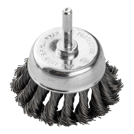75 mm drôtená kefa, krútený oceľový drôt, so 6 mm stopkou od GRAPHITE nájdeš na naravis.sk