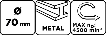 70 mm drôtená kefa, lisovaný drôt, oceľ, so 6 mm stopkou od GRAPHITE nájdeš na naravis.sk