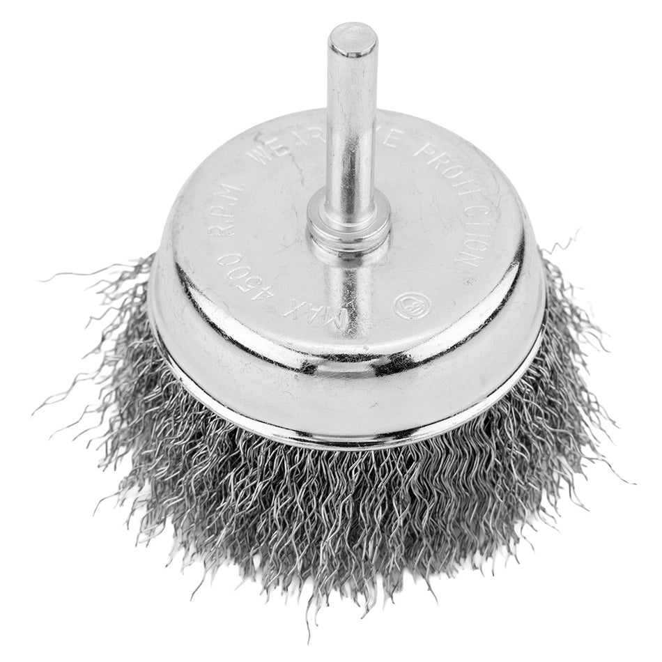 70 mm drôtená kefa, lisovaný drôt, oceľ, so 6 mm stopkou od GRAPHITE nájdeš na naravis.sk