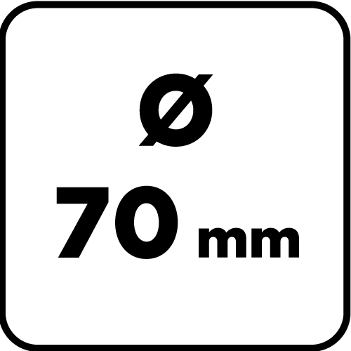 70 mm drôtená kefa, lisovaný drôt, oceľ, so 6 mm stopkou od GRAPHITE nájdeš na naravis.sk
