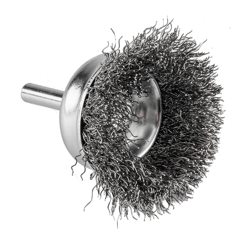 50 mm drôtená kefa, lisovaný drôt, oceľ, so 6 mm stopkou od GRAPHITE nájdeš na naravis.sk