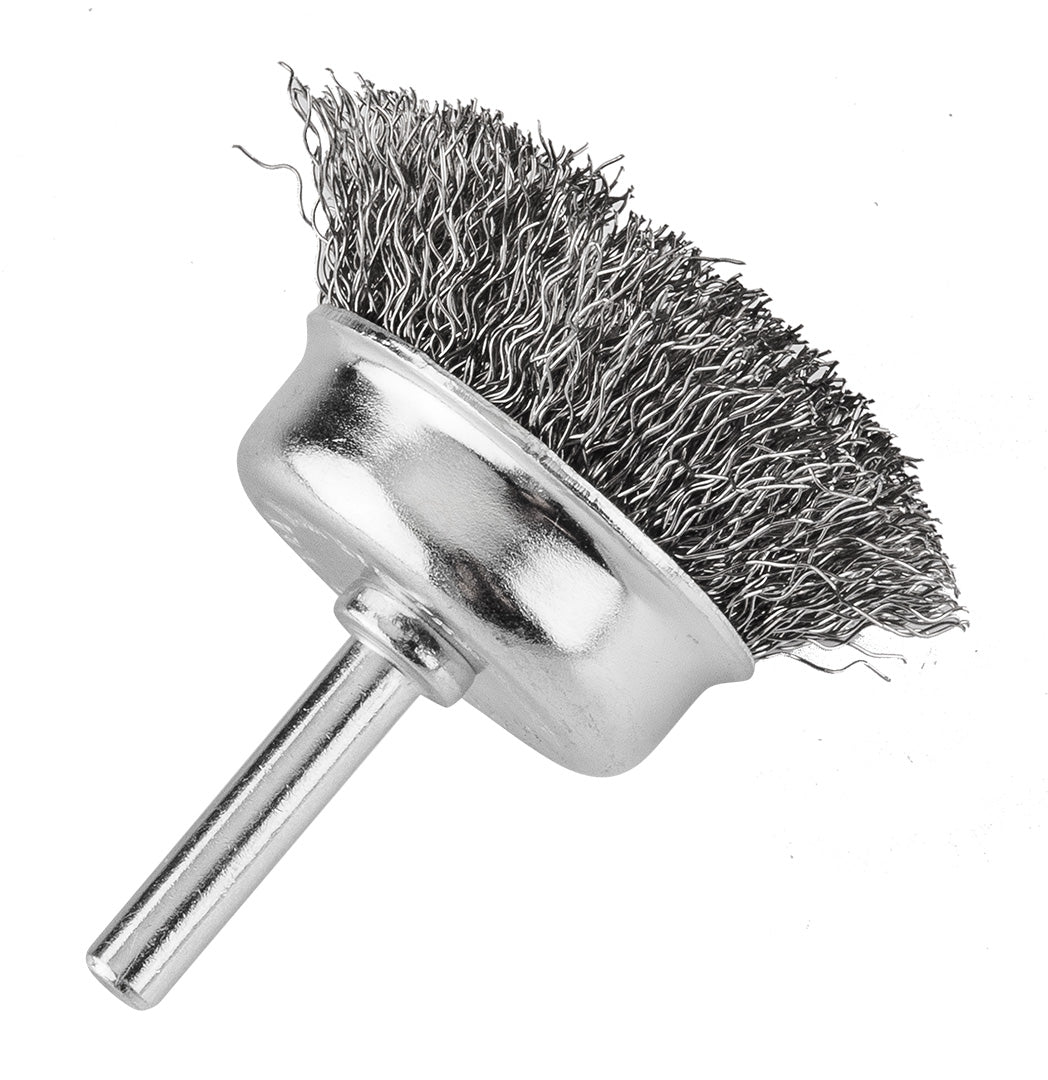 50 mm drôtená kefa, lisovaný drôt, oceľ, so 6 mm stopkou od GRAPHITE nájdeš na naravis.sk
