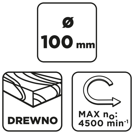 Nylonová kefa na kolieska 100 mm, so stopkou 6 mm od GRAPHITE nájdeš na naravis.sk