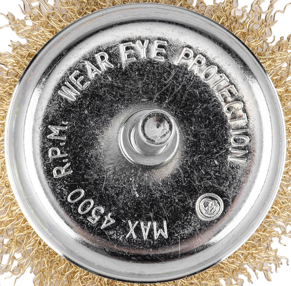 75 mm drôtená kefa, krimpovaný drôt, mosadzný, so 6 mm stopkou od GRAPHITE nájdeš na naravis.sk