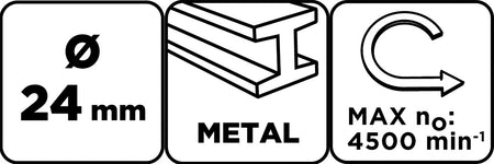 Drôtená kefa 24 mm, krimpovaný drôt, oceľ, so 6 mm stopkou od GRAPHITE nájdeš na naravis.sk