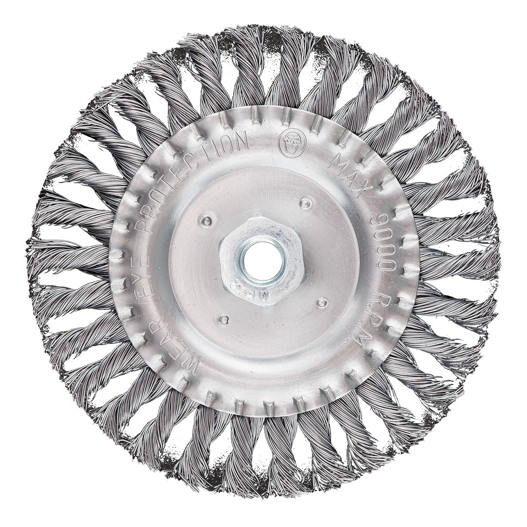Drôtená kefa 150 mm, krútený drôt, oceľ, M14 od GRAPHITE nájdeš na naravis.sk