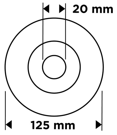 Drôtená kefa 125 x 20 mm, lisovaný drôt, oceľ od GRAPHITE nájdeš na naravis.sk