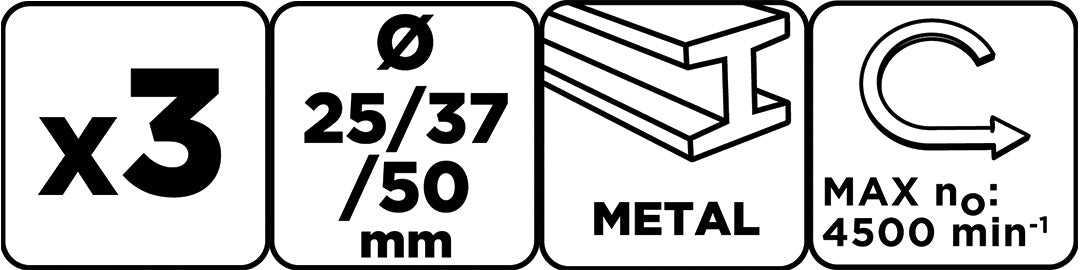 Drôtené kefy, lisovaný drôt, mosadzný, 25, 37, 50 mm, 3 ks, driek 6 mm od GRAPHITE nájdeš na naravis.sk
