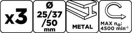Drôtené kefy, lisovaný drôt, mosadzný, 25, 37, 50 mm, 3 ks, driek 6 mm od GRAPHITE nájdeš na naravis.sk