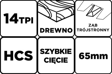 Multifunkčný pílový kotúč, ponorný, 14TPI, HCS, 65 mm od GRAPHITE nájdeš na naravis.sk