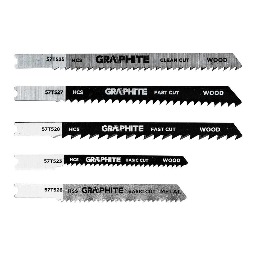 Sada pílových listov, 6 TPI, 8 TPI, 10 TPI, 12 TPI, HCS, rukoväť v tvare U, 5 ks. od GRAPHITE nájdeš na naravis.sk