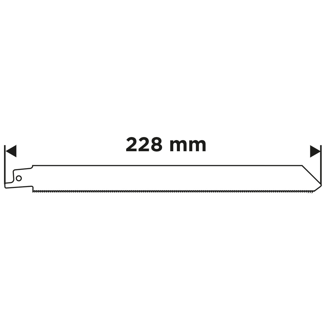 Šabľový pílový kotúč, BIM 228 x 19 x 0,9 mm, 18 TPI od GRAPHITE nájdeš na naravis.sk