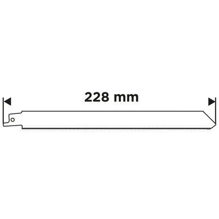 Šabľový pílový kotúč, BIM 228 x 19 x 0,9 mm, 18 TPI od GRAPHITE nájdeš na naravis.sk