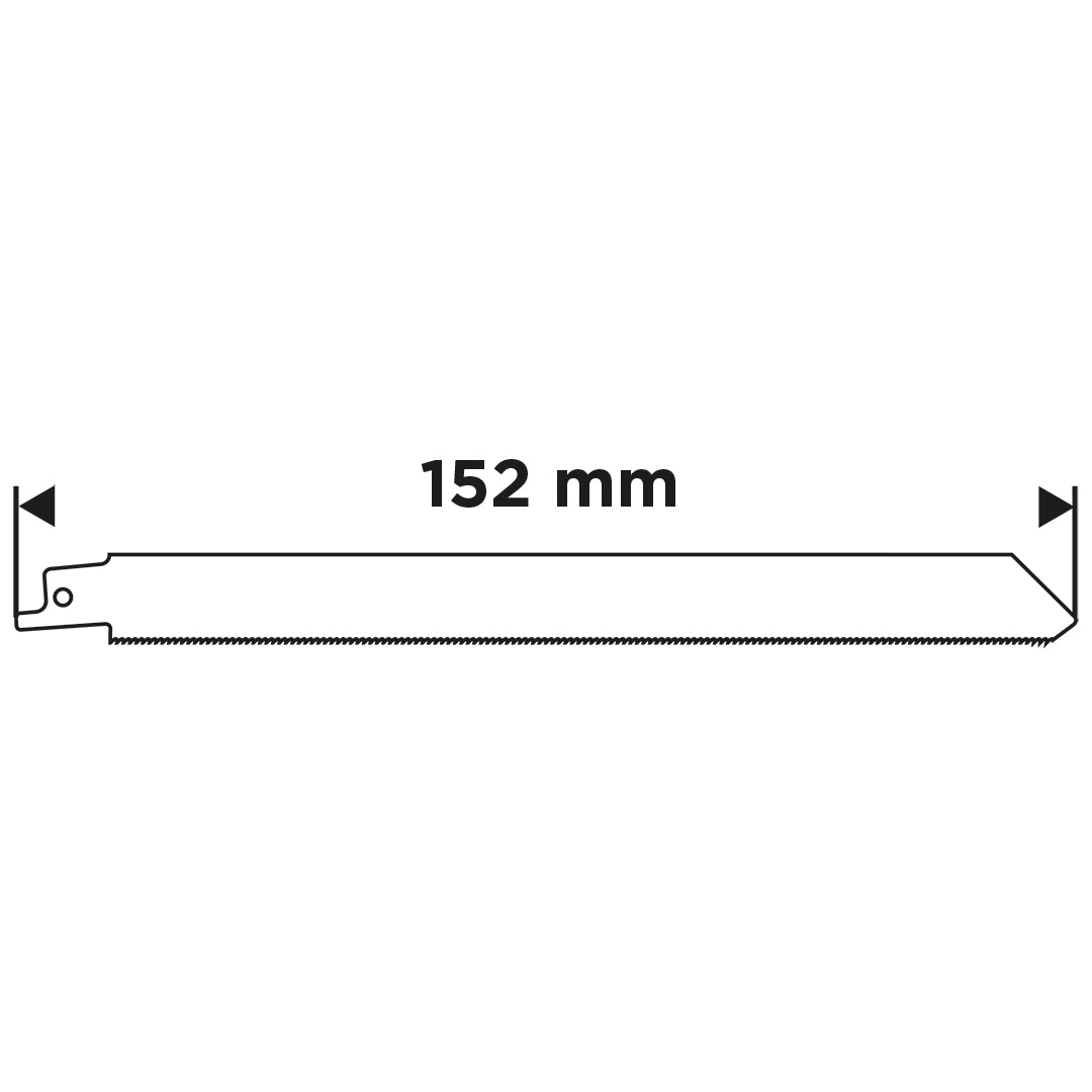 Šabľový pílový kotúč, BIM 152 x 19 x 0,9 mm, 14 TPI od GRAPHITE nájdeš na naravis.sk