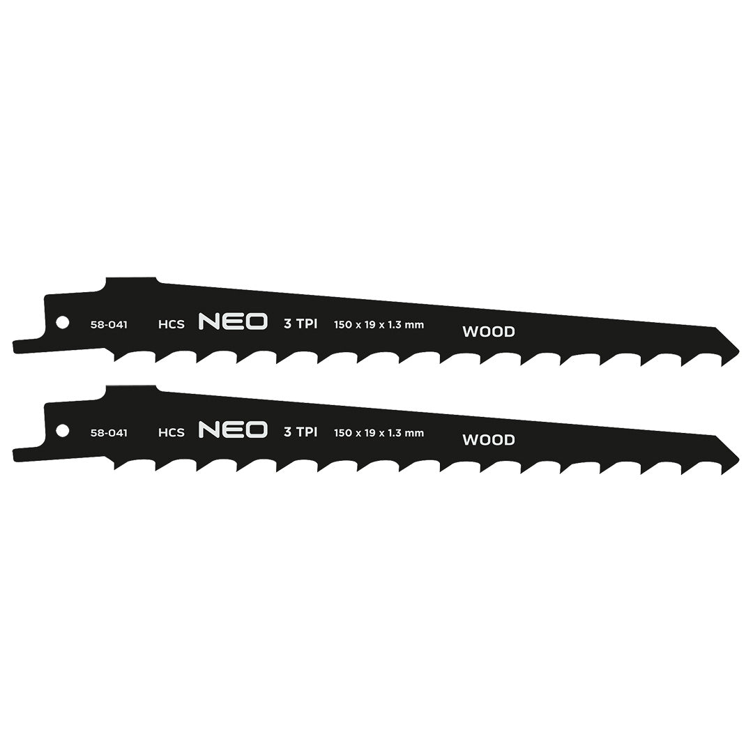Šabľový pílový kotúč, HCS, 150 x 19 x 1,3 mm, 3TPI, cpl. 2 ks. od NEO TOOLS nájdeš na naravis.sk