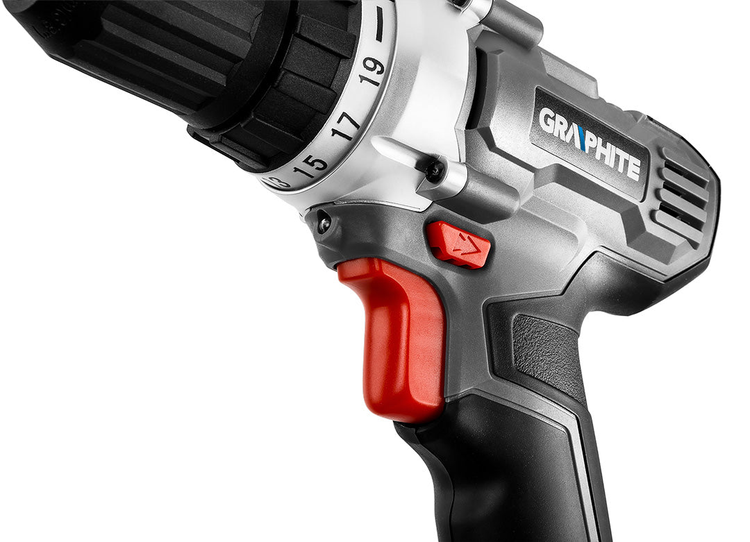 Akumulátorová vŕtačka/prípravok Energy+ 18V, Li-Ion, skľučovadlo 10 mm, 2Ah akumulátor, nabíjačka, kufor od GRAPHITE nájdeš na naravis.sk