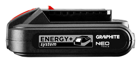 Akumulátor Energy+ 18V, Li-Ion 2,0 Ah od GRAPHITE nájdeš na naravis.sk