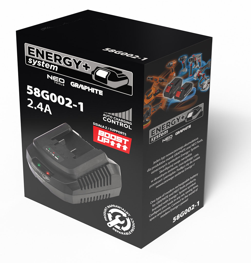 Nabíjačka batérií Energy+ od GRAPHITE nájdeš na naravis.sk