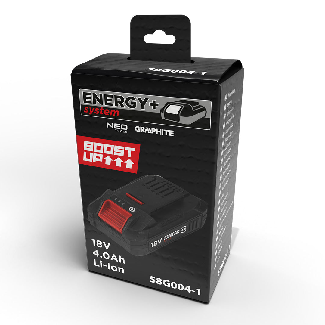 Batéria Energy+ 18V Li-Ion 4,0 Ah BOOST UP od GRAPHITE nájdeš na naravis.sk