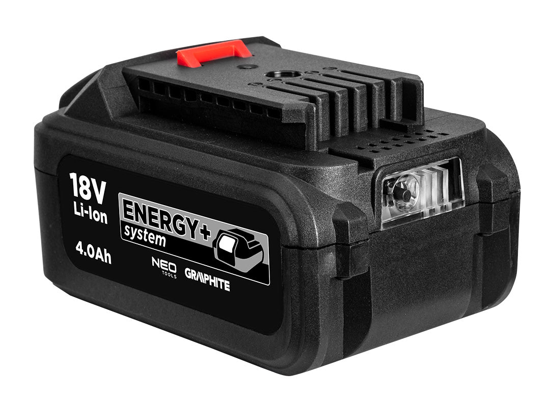 Akumulátor Energy+ 18V, Li-Ion 4.0Ah od GRAPHITE nájdeš na naravis.sk