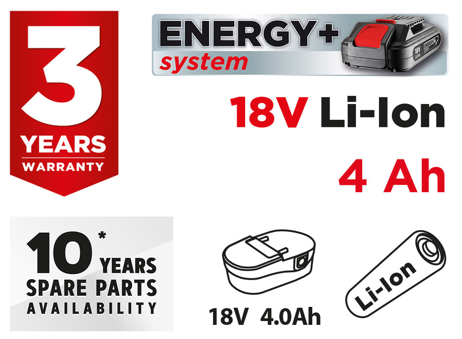 Akumulátor Energy+ 18V, Li-Ion 4.0Ah od GRAPHITE nájdeš na naravis.sk