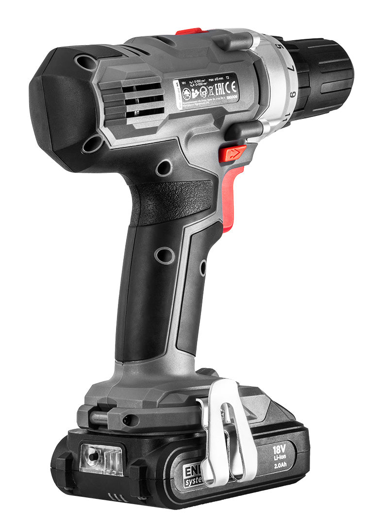 Akumulátorová vŕtačka/prípravok Energy+ 18V, Li-Ion, skľučovadlo 13 mm, 2 2Ah akumulátor, nabíjačka, kufor od GRAPHITE nájdeš na naravis.sk