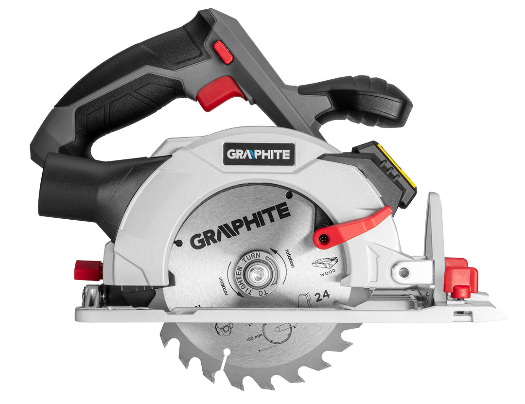 Akumulátorová kotúčová píla Energy+ 18 V, Li-Ion, kotúč 150 x 10 mm, bez akumulátora od GRAPHITE nájdeš na naravis.sk