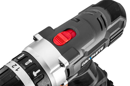 Akumulátorový vŕtací skrutkovač s príklepom Energy+ 18 V, Li-Ion, bez akumulátora od GRAPHITE nájdeš na naravis.sk