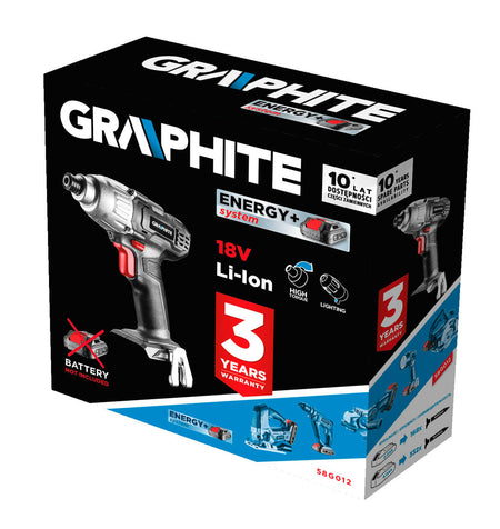 Akumulátorový uťahovač Energy+ 18 V, Li-Ion, bez akumulátora od GRAPHITE nájdeš na naravis.sk