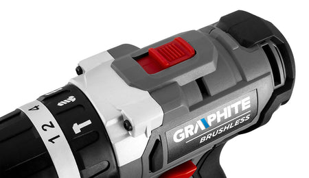 Akumulátorový vŕtací skrutkovač bezkefkový s príklepom Energy+ 18V, Li-Ion, 13 mm, bez akumulátora od GRAPHITE nájdeš na naravis.sk