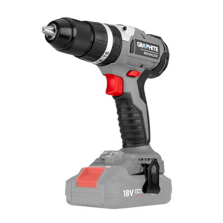 Akumulátorový vŕtací skrutkovač bezkefkový s príklepom Energy+ 18V, Li-Ion, 13 mm, bez akumulátora od GRAPHITE nájdeš na naravis.sk