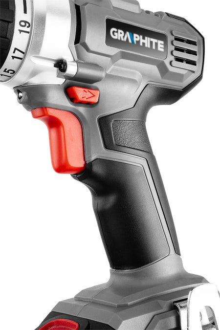 Energy+ 18V akumulátorová vŕtačka/príklepová vŕtačka, Li-Ion, 10 mm odnímateľná rukoväť, bez batérie od GRAPHITE nájdeš na naravis.sk