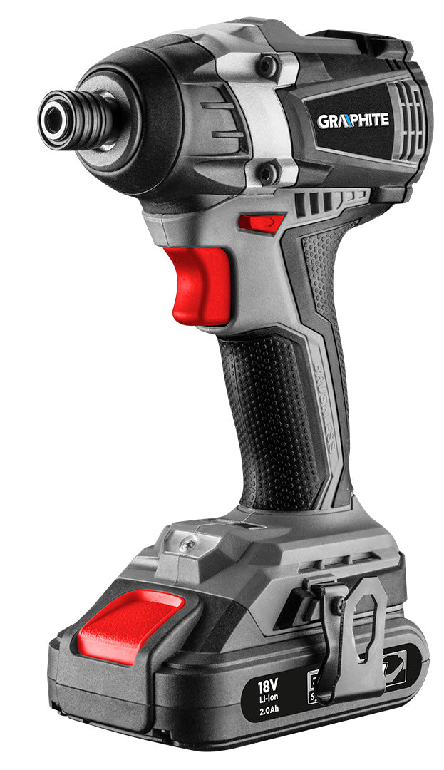 Akumulátorový rázový bezkefkový uťahovač Energy+ 18V, Li-Ion, bez akumulátora od GRAPHITE nájdeš na naravis.sk