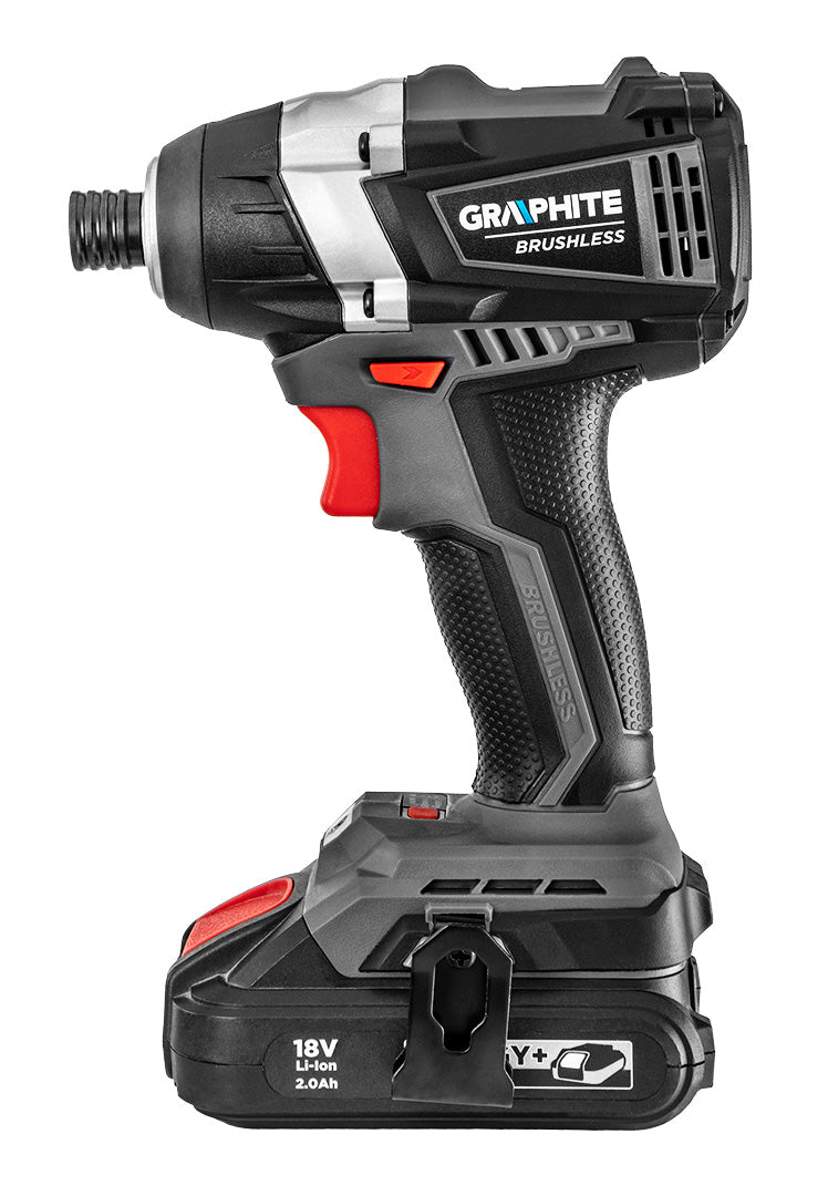 Akumulátorový rázový bezkefkový uťahovač Energy+ 18V, Li-Ion, bez akumulátora od GRAPHITE nájdeš na naravis.sk