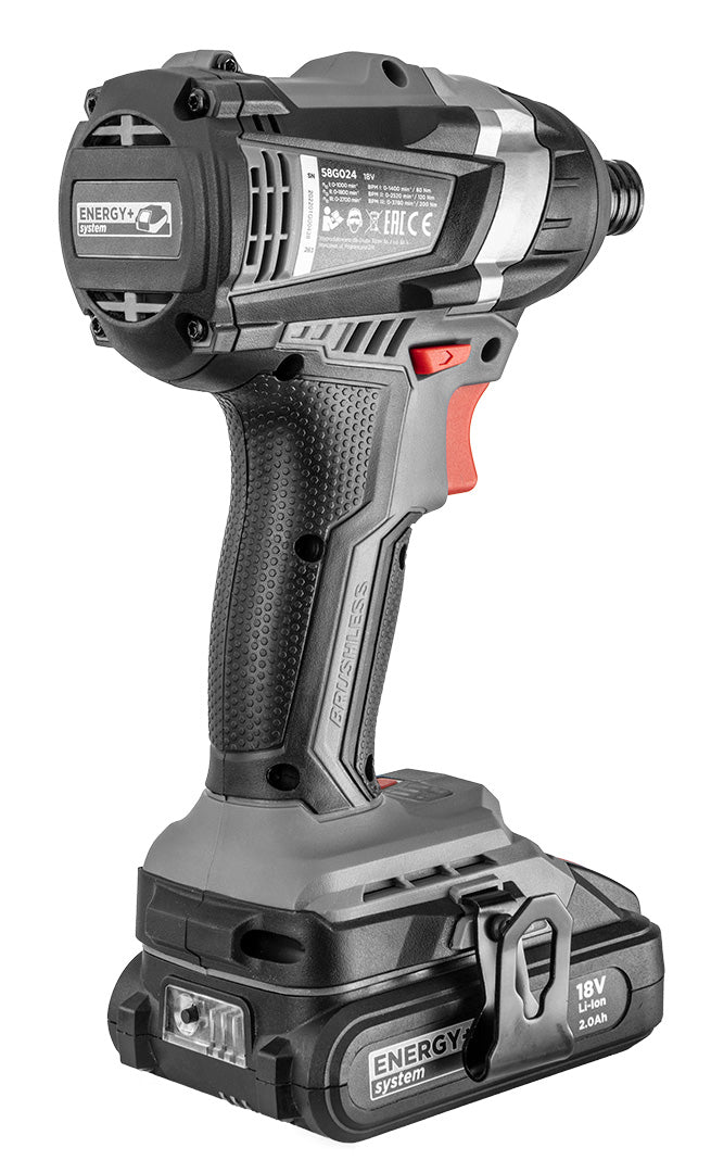 Akumulátorový rázový bezkefkový uťahovač Energy+ 18V, Li-Ion, bez akumulátora od GRAPHITE nájdeš na naravis.sk