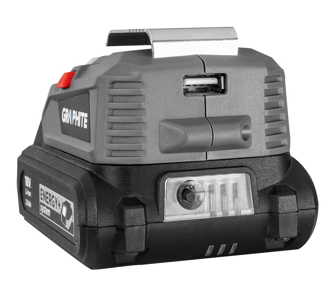USB adaptér - LED baterka Energy+, bez batérie od GRAPHITE nájdeš na naravis.sk
