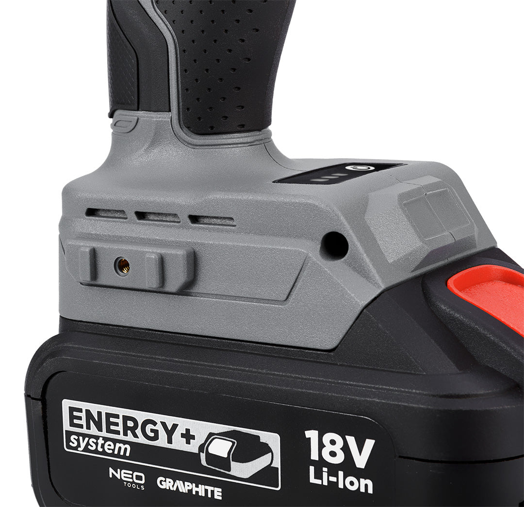 Bezkartáčový rázový kľúč 18 V, 330 Nm, ½", Energy+, bez batérie od GRAPHITE nájdeš na naravis.sk