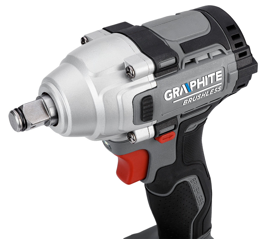 Bezkartáčový rázový kľúč 18 V, 330 Nm, ½", Energy+, bez batérie od GRAPHITE nájdeš na naravis.sk