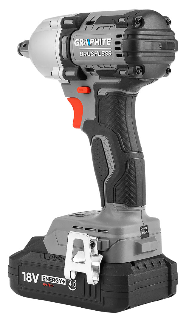 Bezkartáčový rázový kľúč Energy+ s výkonom 450 Nm od GRAPHITE nájdeš na naravis.sk