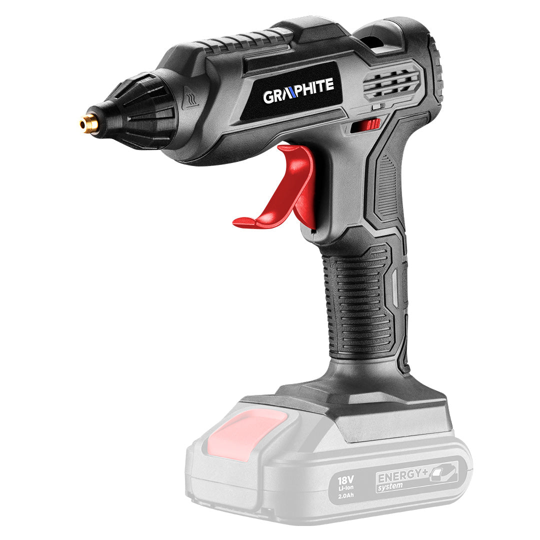 Akumulátorová lepiaca pištoľ Energy+ 18V, Li-Ion, bez akumulátora od GRAPHITE nájdeš na naravis.sk