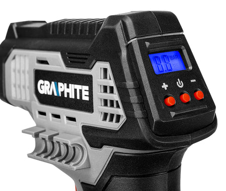 Akumulátorový kompresor Energy+ 18 V, LCD displej, bez batérie od GRAPHITE nájdeš na naravis.sk