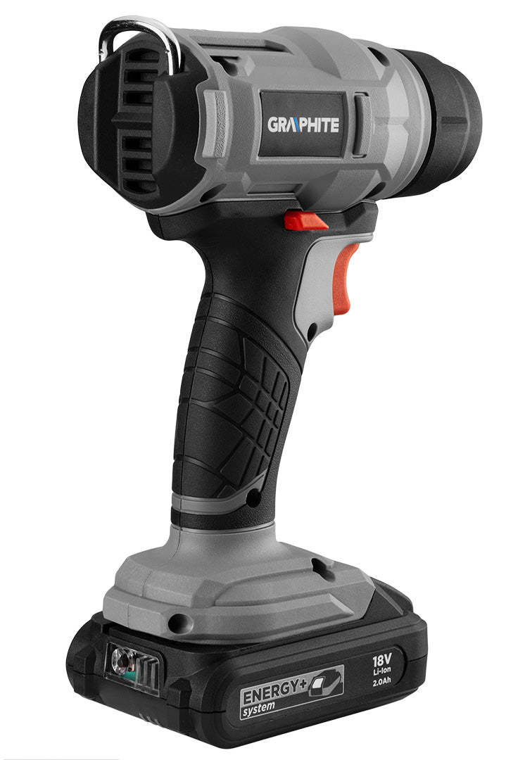 Akumulátorová baterka Energy+ 18V, Li-Ion, teplotný rozsah 550oC, bez akumulátora od GRAPHITE nájdeš na naravis.sk