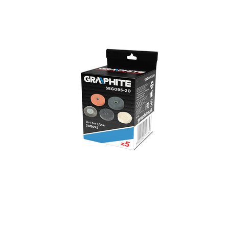 Sada príslušenstva pre mini brúsku 58G095 od GRAPHITE nájdeš na naravis.sk