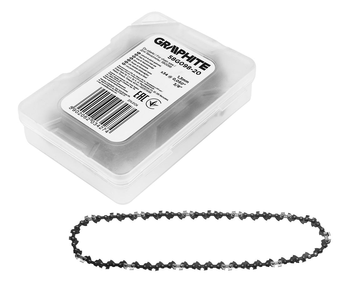 Reťaz 8" pre motorovú pílu 58G098 od GRAPHITE nájdeš na naravis.sk