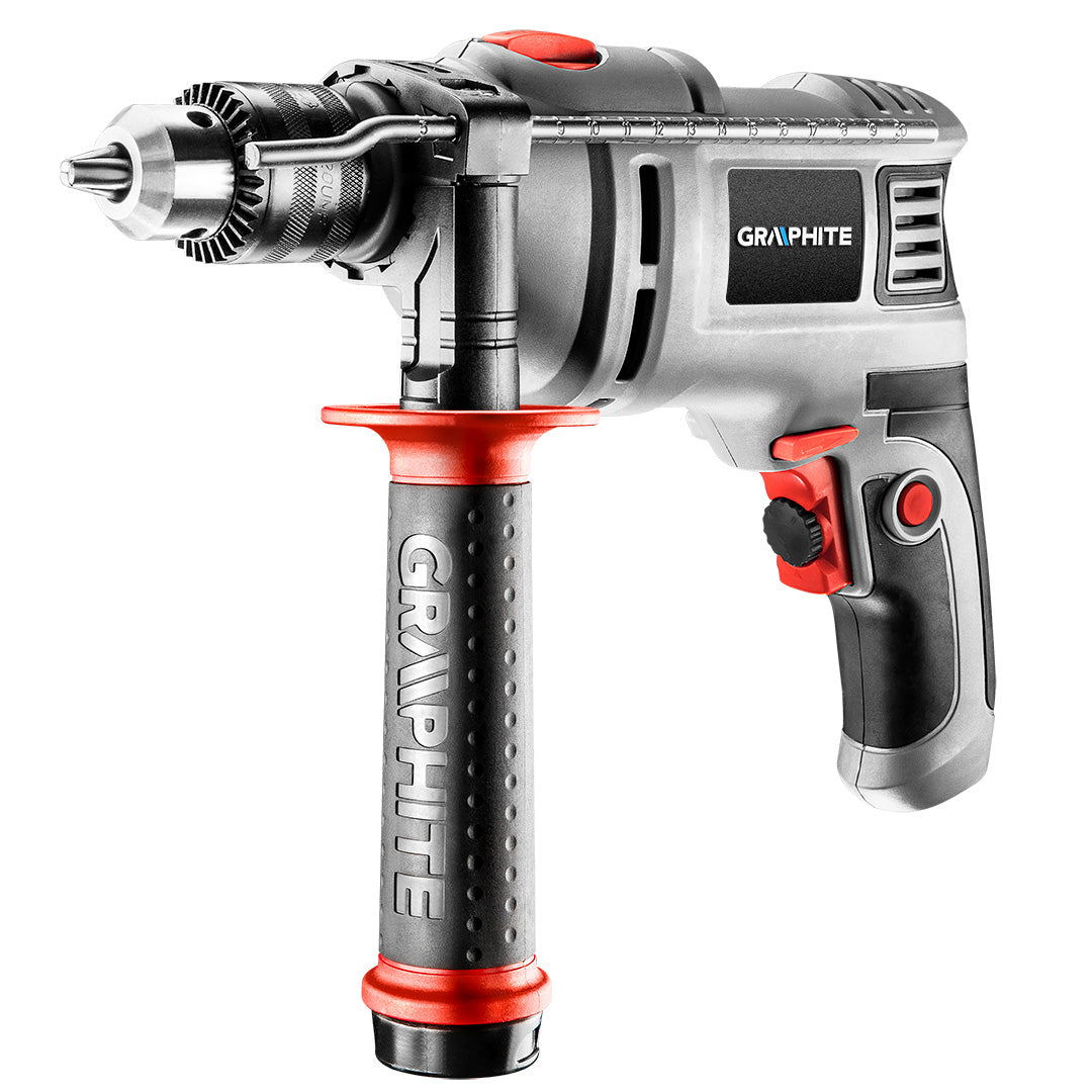 Príklepová vŕtačka, 550 W, skľučovadlo 13 mm kľúč od GRAPHITE nájdeš na naravis.sk