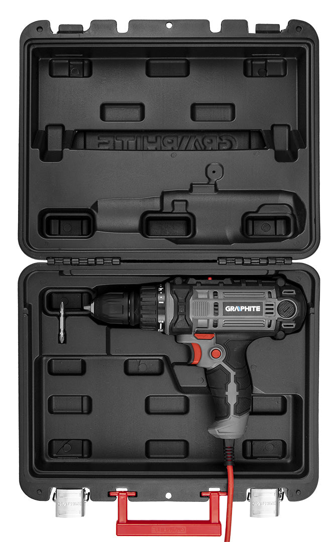 Akumulátorový vŕtací skrutkovač 300 W, 10 mm skľučovadlo, kufor od GRAPHITE nájdeš na naravis.sk